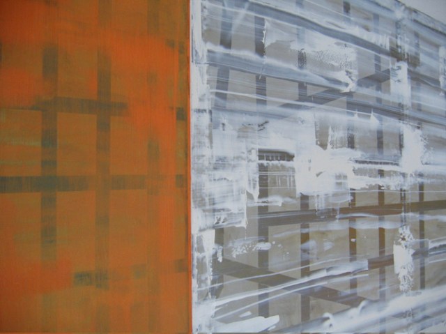 © Wilhelm Roseneder. Guides, 1998-2003. Ölmalerei auf Aluminium/Oil painting on aluminium, 104x150