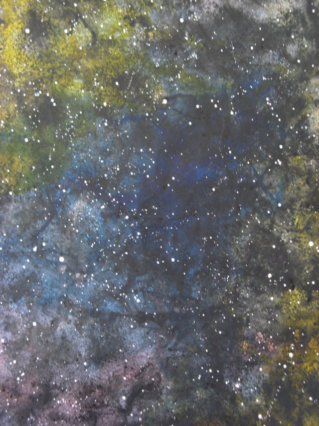 © Wilhelm Roseneder.  Sternenbild/Constellation, 2010. Aquarell, Tusche, Chinesische Tusche/Watercolour, ink, Chinese ink, 2.00x1.50 m