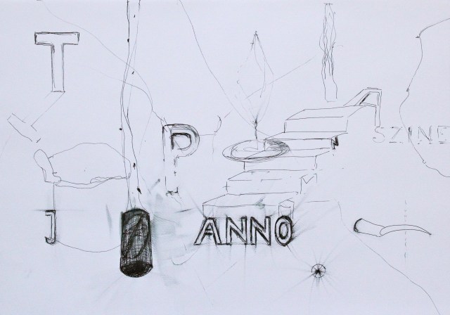 © Wilhelm Roseneder. Series. Notizen/Notes, 2012. Zeichnung/Drawing. Bleistift, Allstift, Kugelschreiber, Filzstift/Pencil, all pen, ball pen, felt pen, 42x30 cm