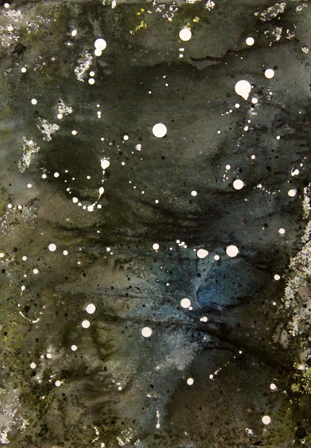 © Wilhelm Roseneder. Sternenbild /Constellation Nr. 3160710, 2010. Aquarell, Tusche, chinesische Reibtusche/Watercolour, ink, Chinese ink, 34x23.9 cm