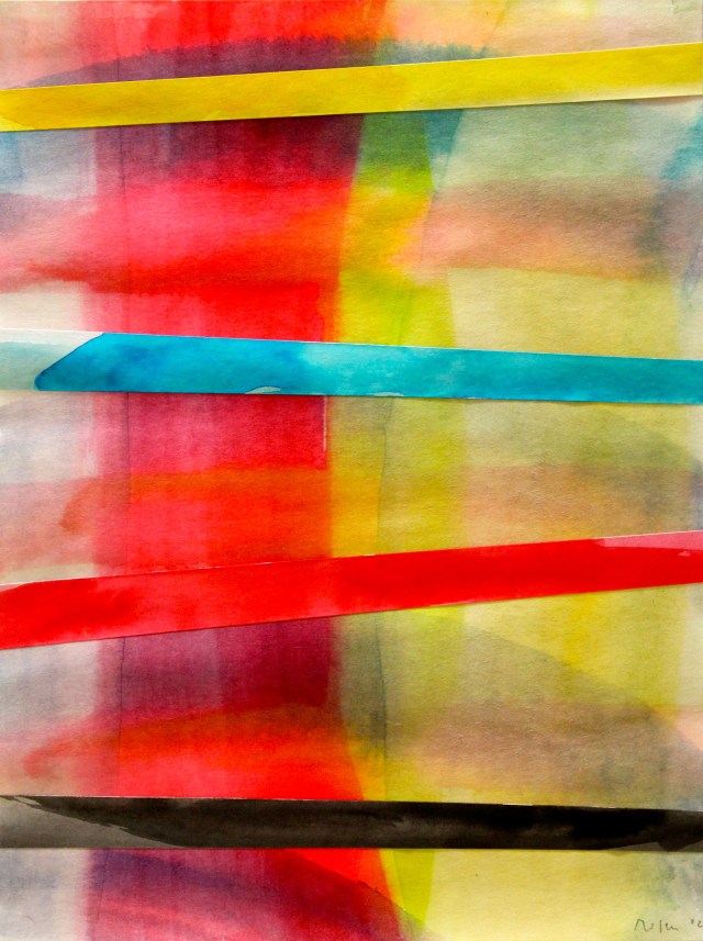 © Wilhelm Roseneder. Übertragene Ordnung I, 2002. Aquarell auf Papier/Watercolor on paper, 30,3x22,8 cm