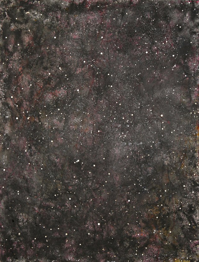 © Wilhelm Roseneder. Sternenbild /Constellation Nr. 4050610, 2010. Aquarell, Tusche, chinesische Reibtusche auf Papier/Watercolour, ink, chinese ink on paper, 1.99x1.52 cm