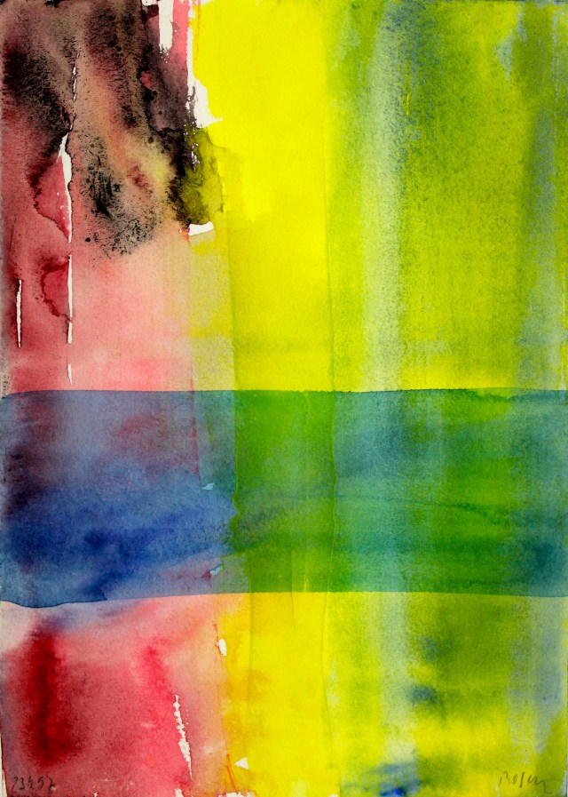 © Wilhelm Roseneder. Aquarell auf Papier/Watercolor on paper, 1997. 34x24 cm