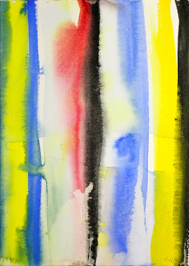 © Wilhelm Roseneder. Aquarell auf Papier/Watercolor on paper, 1997. 24x17 cm