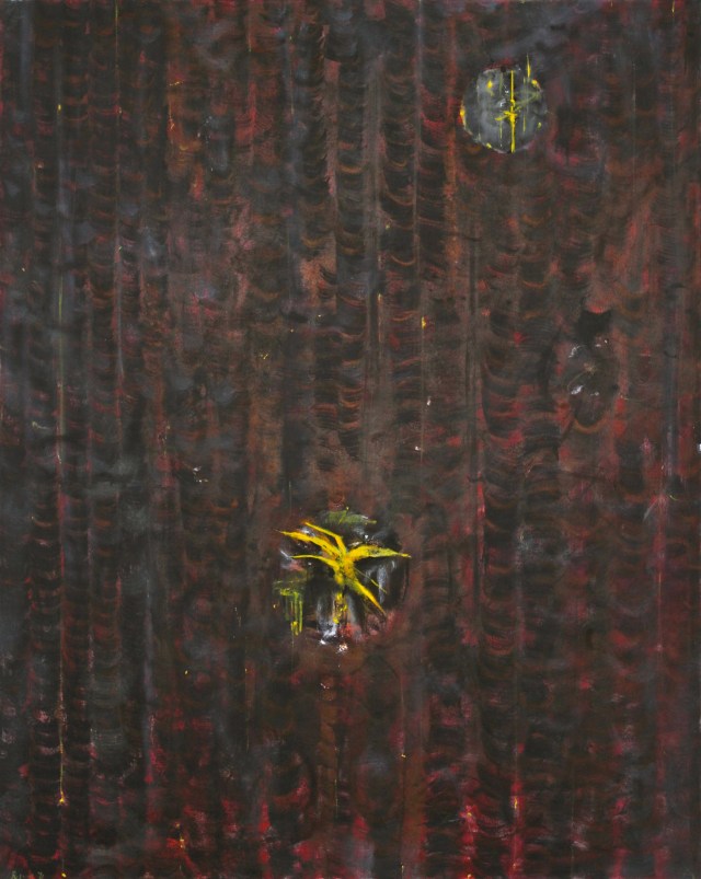 © Wilhelm Roseneder. Spiritus africus, 1991, Öl auf Leinen/Oil on canvas, 150x120cm