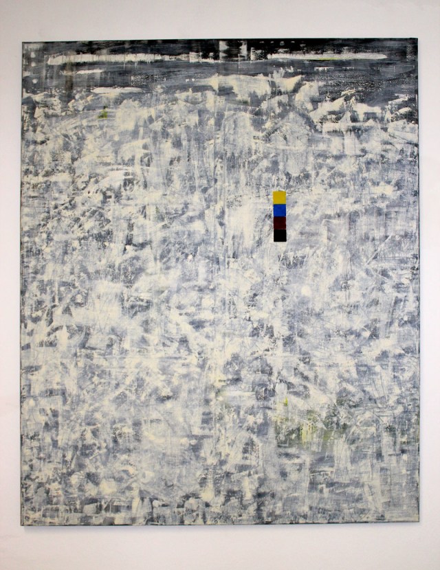 © Wilhelm Roseneder. Strategie, 1992. Öl auf Leinen/Oil on canvas 198x162 cm